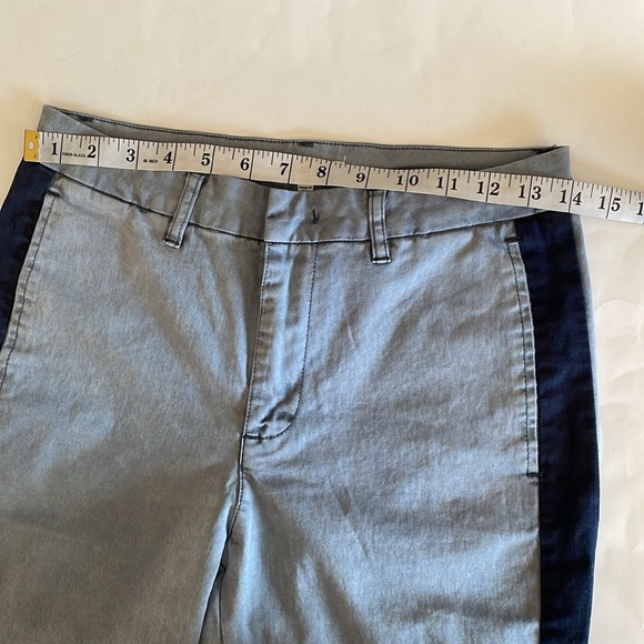 Rag Poets crop ankle raw hem folded cuff pants size 27 - Picture 7 of 10